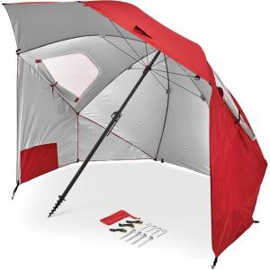 image:imageSportBrella Premiere XL UPF 50 Umbrella Shelter for Sun and Rain ProtectionRed