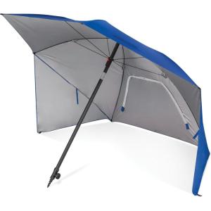 image:imageSportBrella Ultra SPF 50 Angled Shade Canopy Umbrella for Optimum Sight Lines at Sports EventsBlue